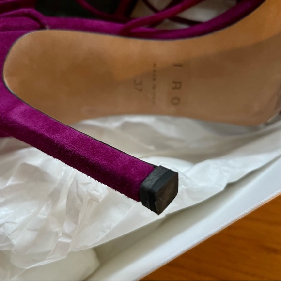 IRO Purple Suede Sandals - Picture 10 of 11